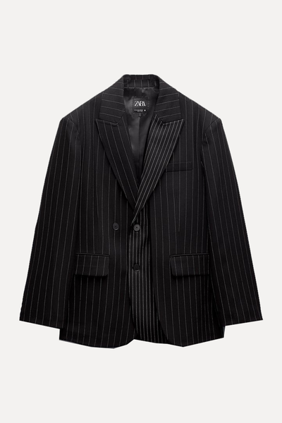 Oversize Pinstripe Blazer  from Zara