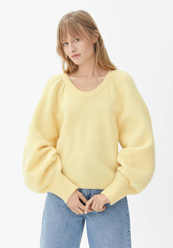 Balloon-Sleeve Jumper from Arket