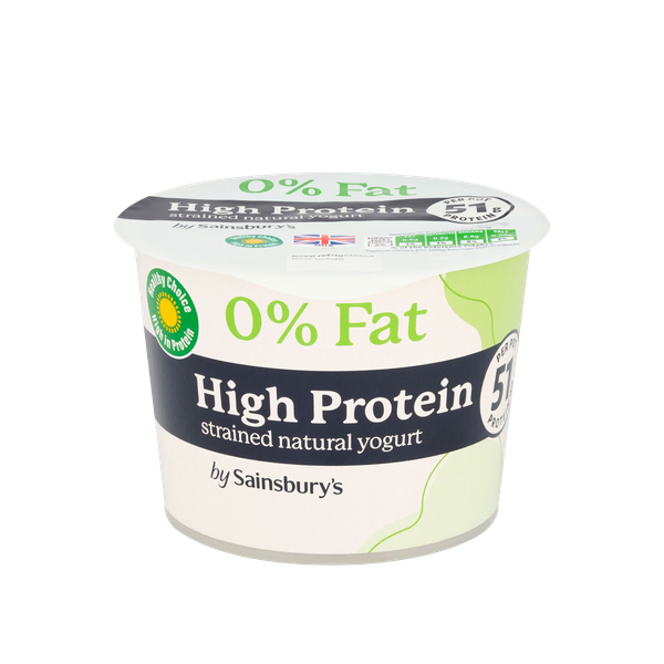 High Protein Strained Natural Yogurt from Sainsbury's
