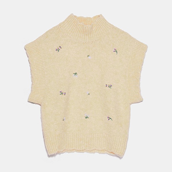 Floral Embroidered Waistcoat from Zara