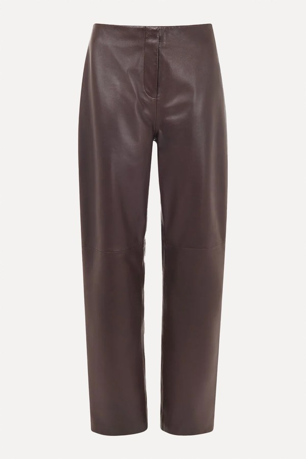 Flat Front Leather Trousers from Whistles