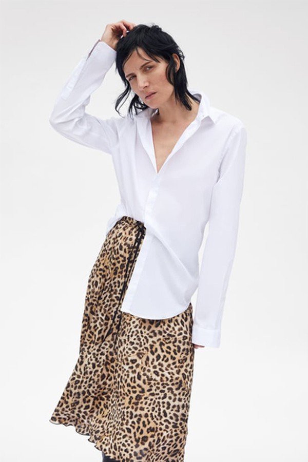 Leopard Print Skirt from Zara