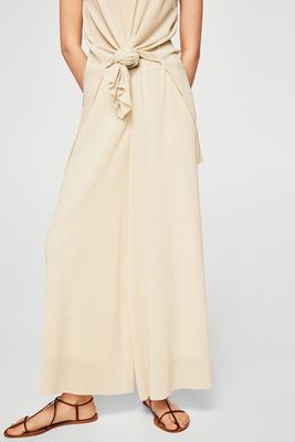 Pleated Palazzo Trousers  from Mango