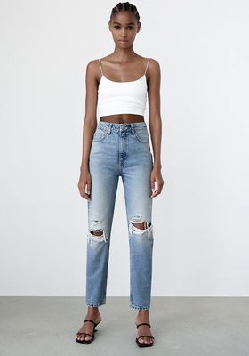 Ripped Mom Jeans from Zara