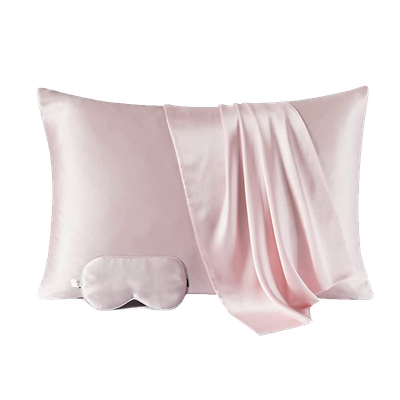 100% Mulberry Silk Pillowcase & Eye Mask Set from Vespersilk