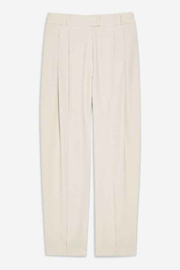 Tuck Hem Wide Leg Trousers