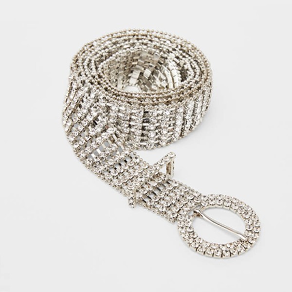 Diamanté Belt from Bershka
