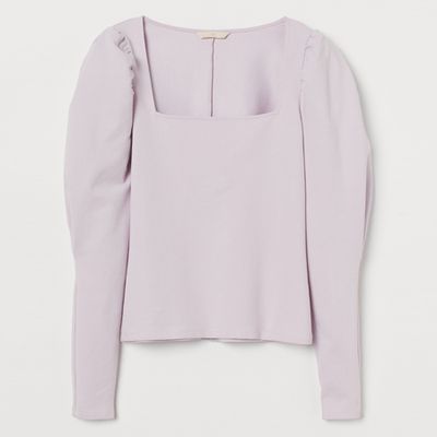 Puff-Sleeved Top from H&M