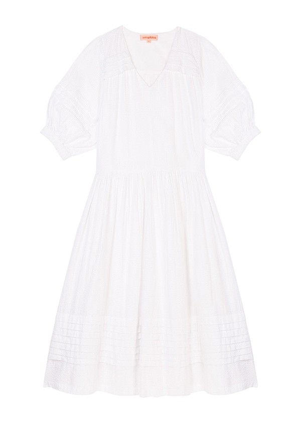 The Midi Pleat Dress
