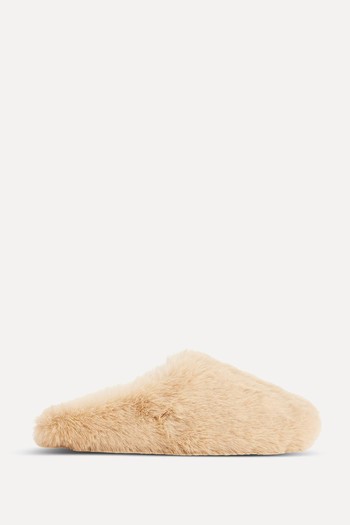 Wilma Open-Back Faux-Fur Slippers from Skin 