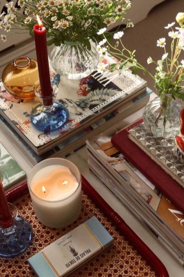 Pebble Glass Candlestick from Issy Granger