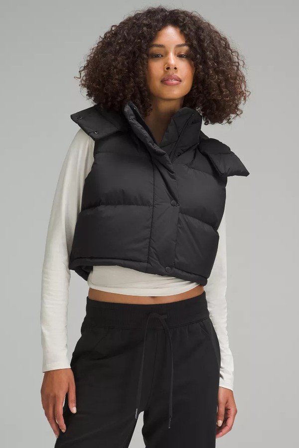 Wunder Puff Cropped Vest Super-Cropped Vest