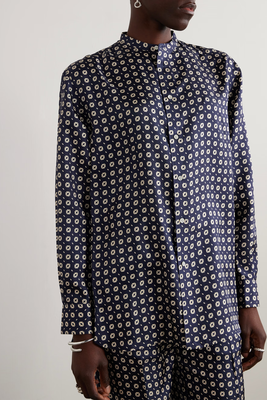 Printed Silk Satin-Twill Shirt from Polo Ralph Lauren
