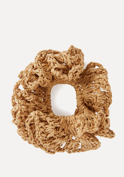 Paper Straw Scrunchie 