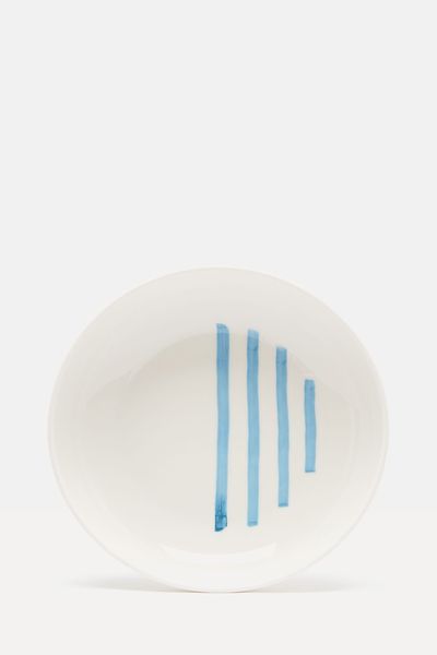 Blue Stripe Fine China Pasta Bowl from Joules