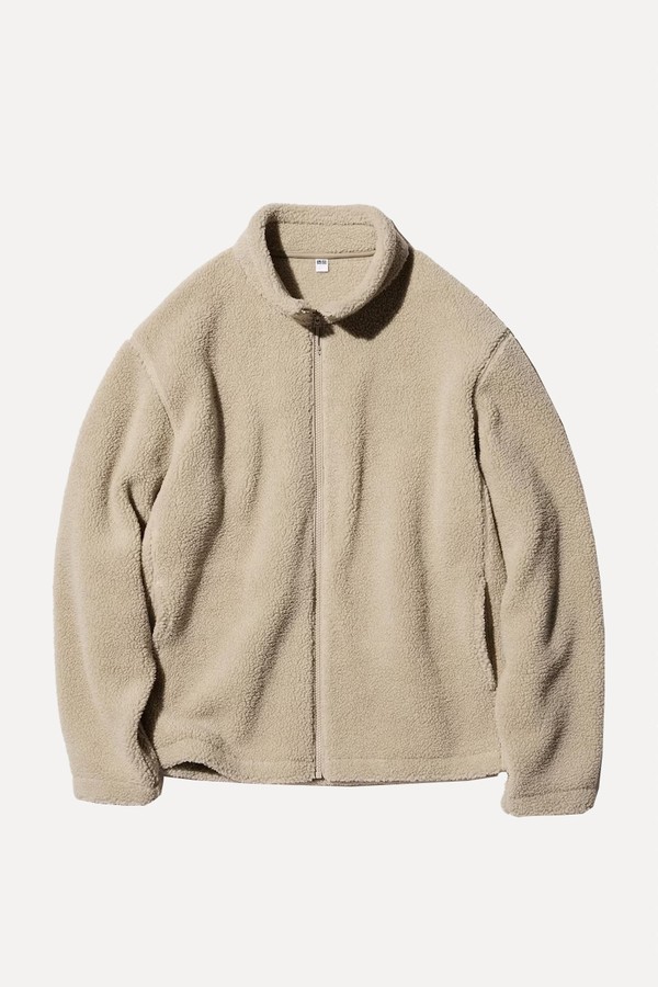 Pile Lined Fleece Full-Zip Jacket from Uniqlo