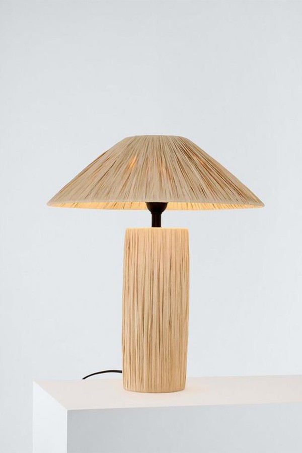 Raffia Table Lamp from John Lewis