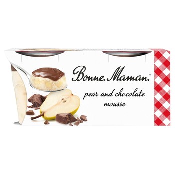 Pear and Chocolate Mousse from Bonne Maman