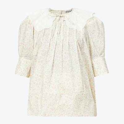 Juliette Floral Print Cotton Top from Andion
