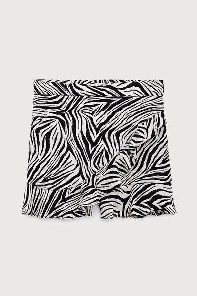 Animal Print Skort from Zara