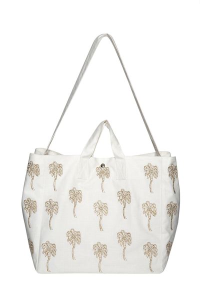 White Palmier Beach Bag from Innika Choo