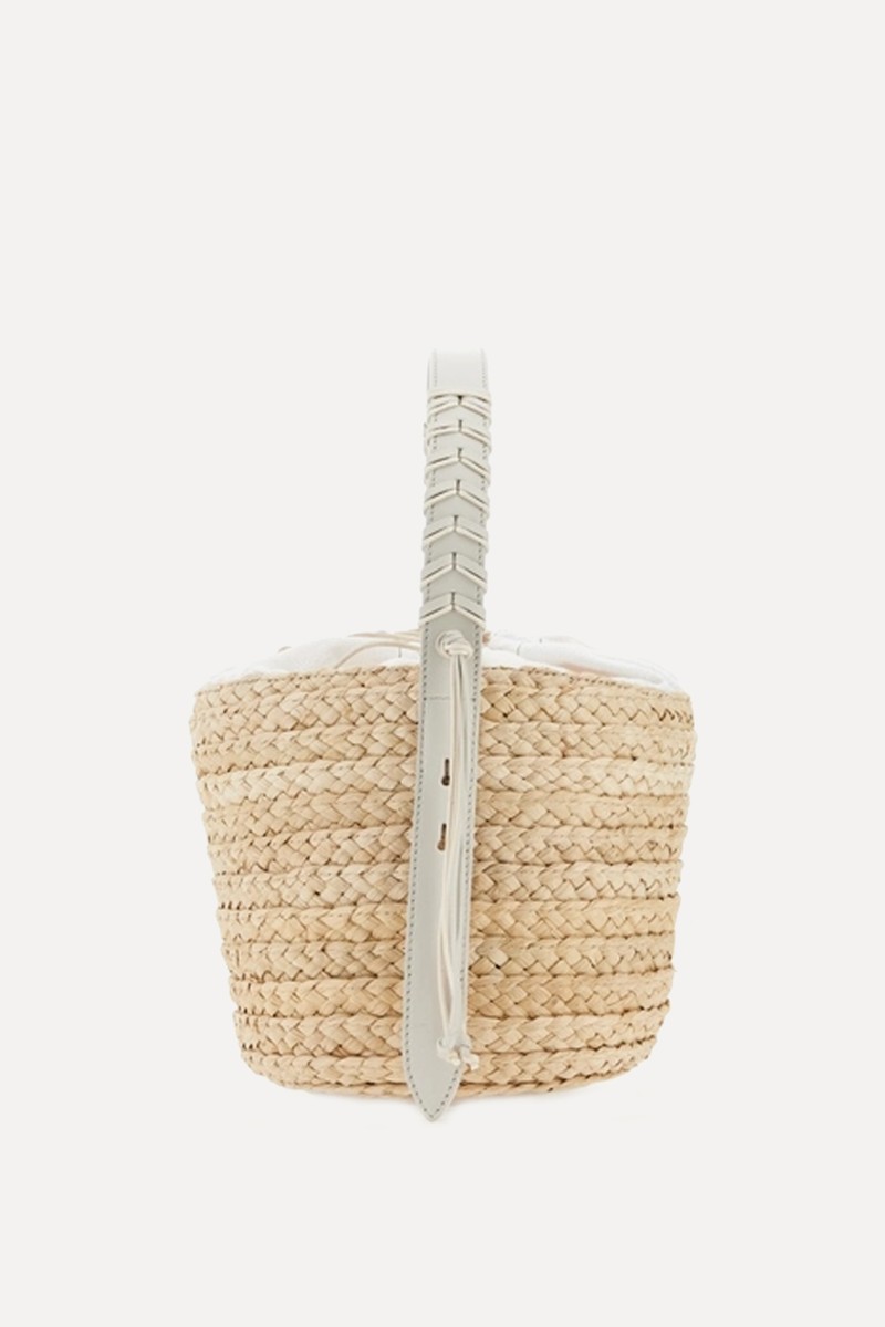 Habanera Leather Woven Bucket Bag from CubaLab X Bamford