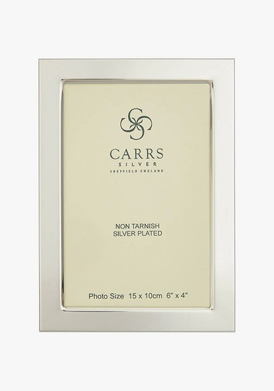 Silver Plated Flat Fronted Photo Frame from Carrs