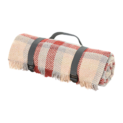 Keith Check Recycled Picnic Rug from Tweedmill