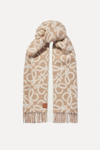 Anagram Scarf In Alpaca & Wool from Loewe