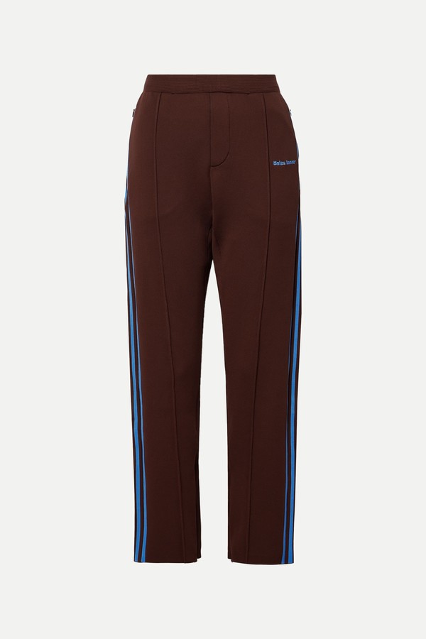 Embroidered Recycled Stretch-Piqué Pants from Adidas Originals 