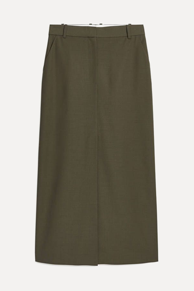 Long Wool-Blend Skirt from ARKET