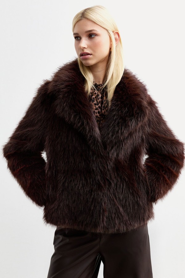 Faux Fur Coat from New Look