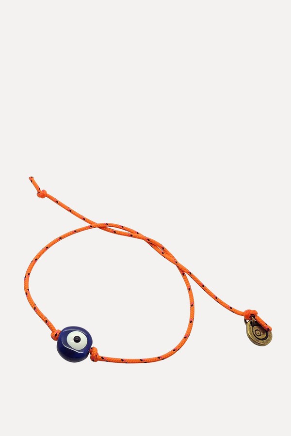 Ceramic Evil Eye Charm Nautical Cord Bracelet from Dana Levy