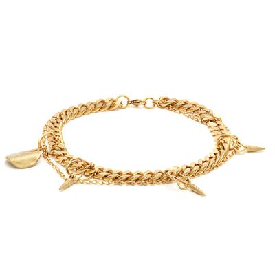 Wilma Gold-Plated Charm Anklet from Orit Elhanati