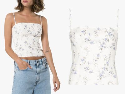 Overland Floral Print Top from Reformation