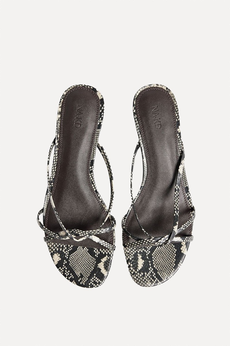 Strappy Kitten Heels