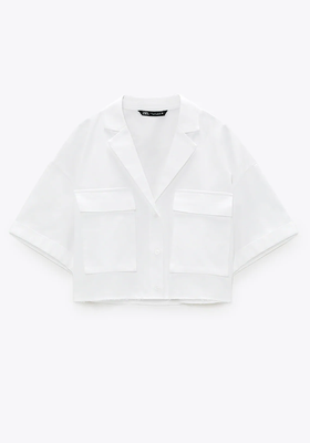Cropped Shirt With Pockets from Zara