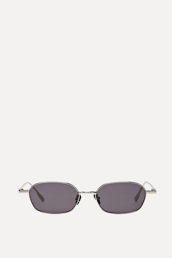 Hexagonal Metal Sunglasses