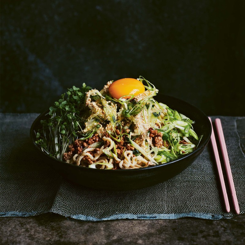 Spicy Sesame Ramen Salad