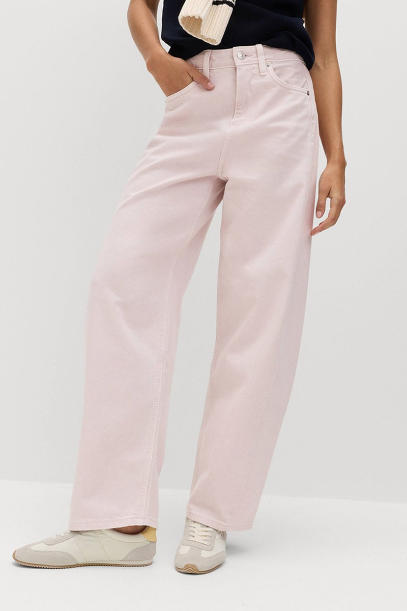 Mid Rise Barrel Jeans from Marks & Spencer