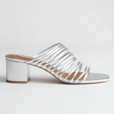 Strappy Square Toe Heeled Sandals from & Other Stories 
