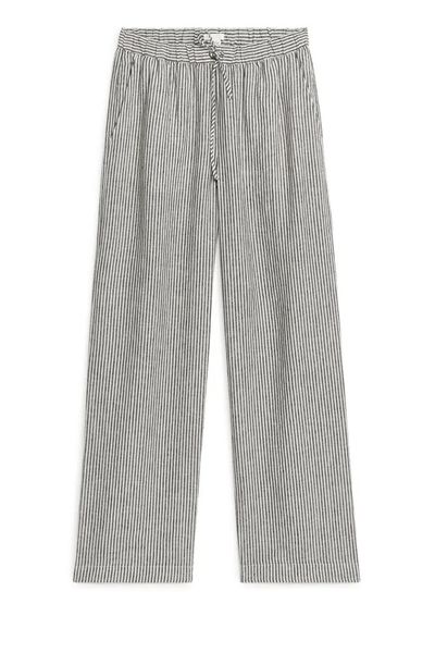 Linen Drawstring Trousers