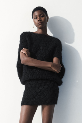The Crochet-Knit Mini Skirt from COS
