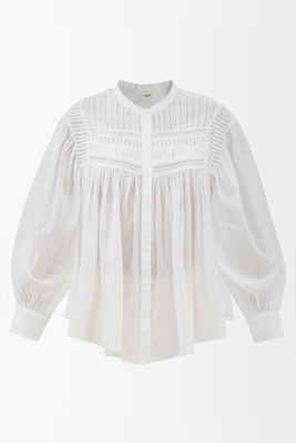 Plalia Collarless Blouse from Isabel Marant