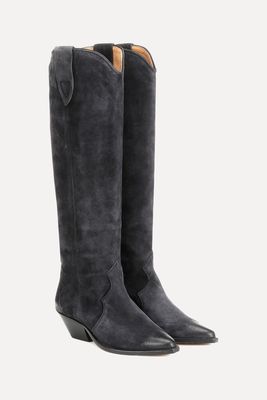 Denvee Suede Knee-High Boots from Isabel Marant