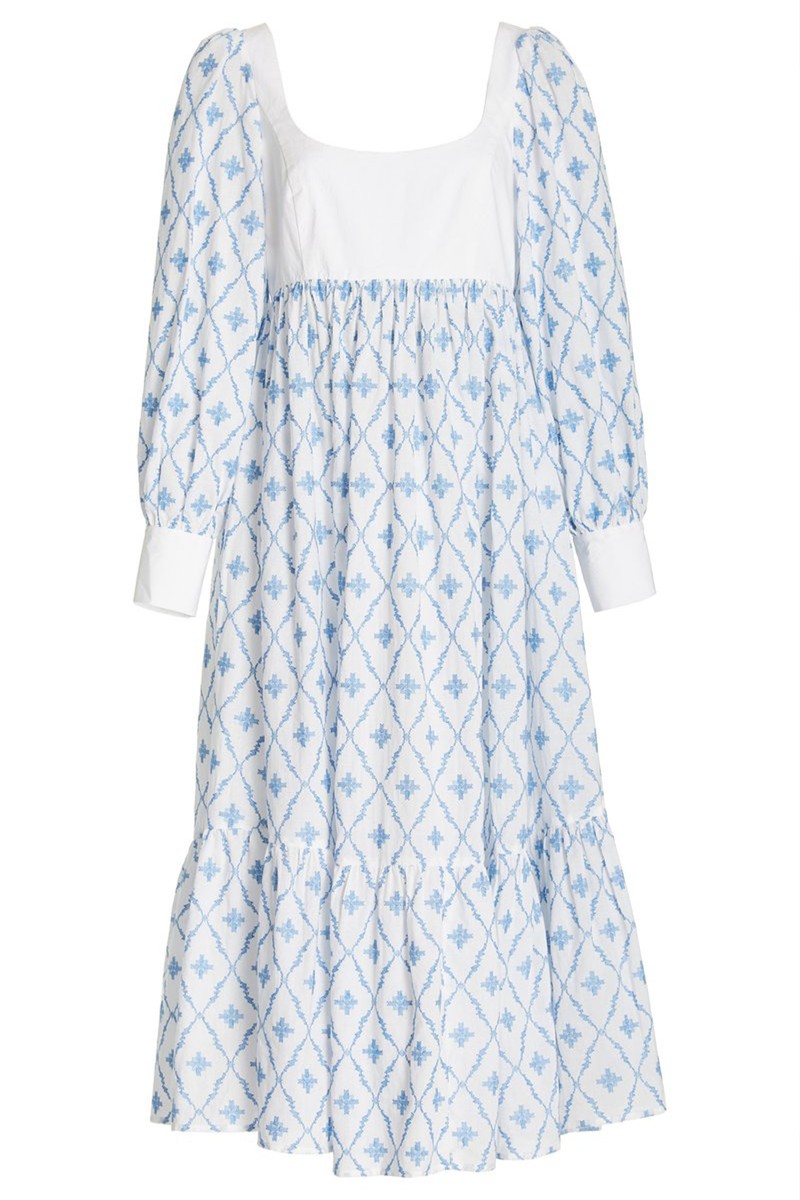 Fortuna Printed Cotton Dress from Ciao Lucia
