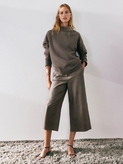 Nappa Leather Culottes