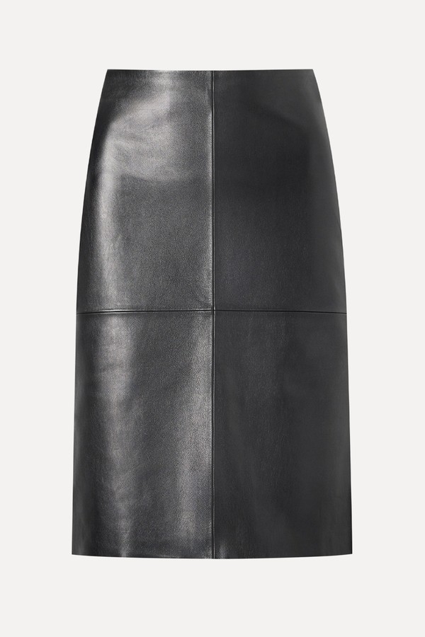 Leather Pencil Skirt