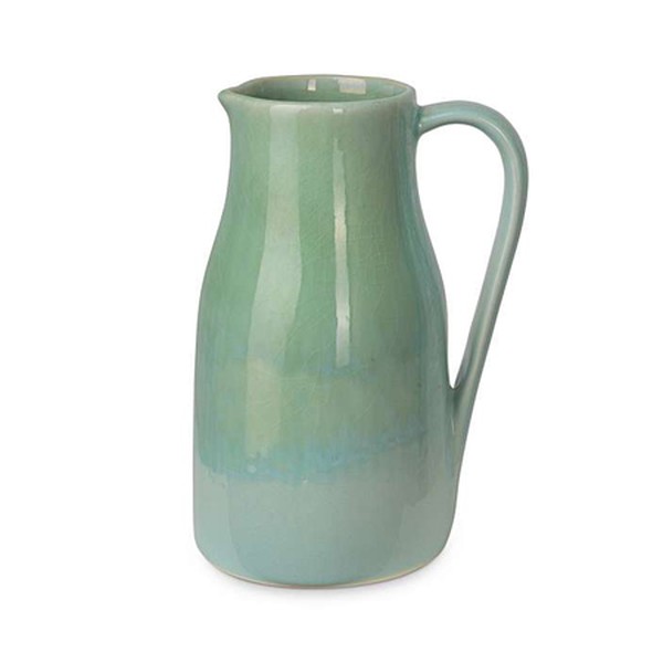 Edo Turquoise Ceramic Jug