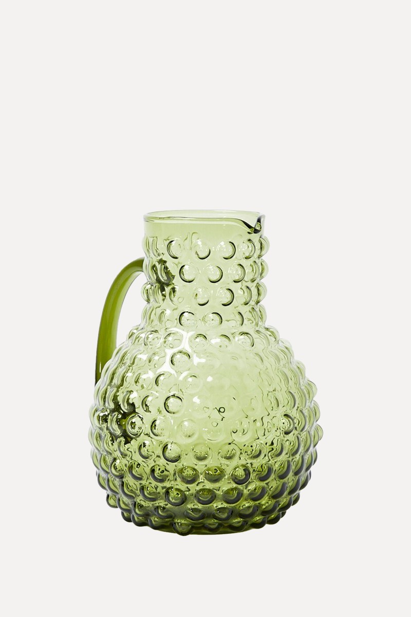 Walter Green Glass Bobble Jug  from Oliver Bonas